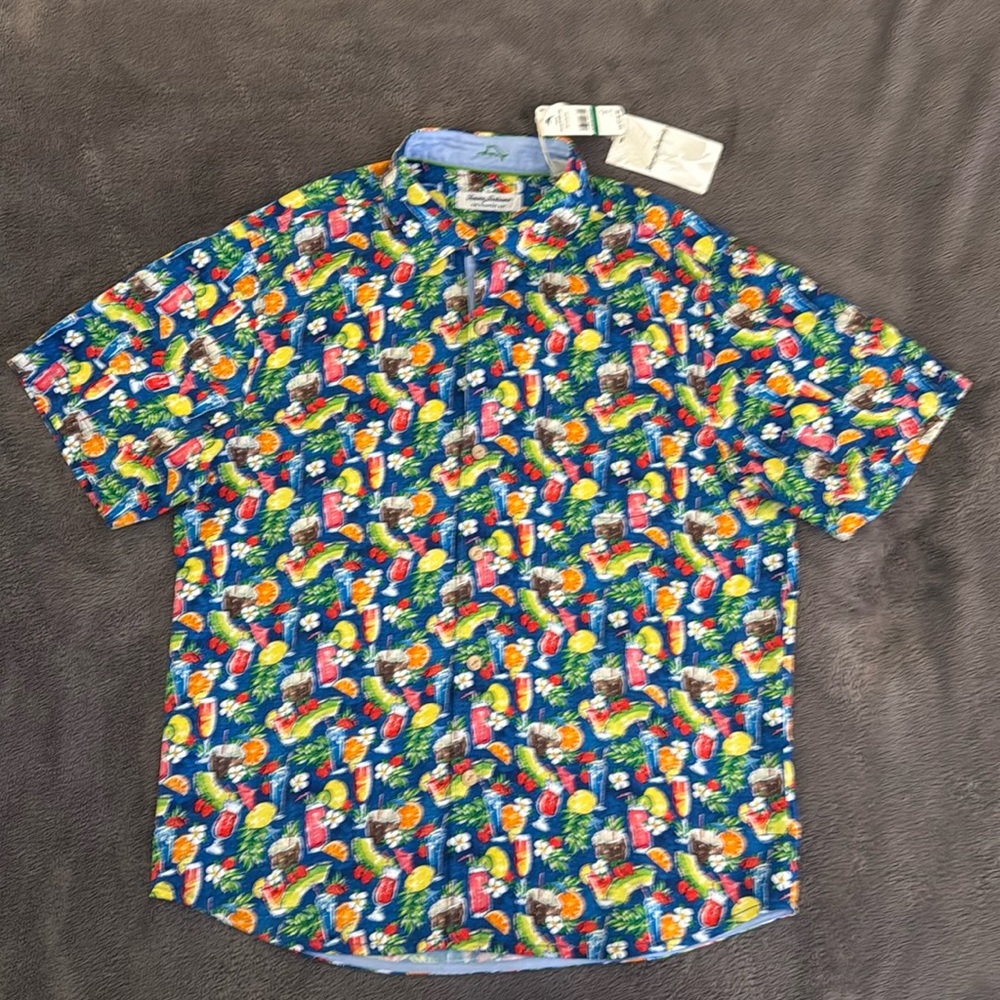 Tommy Bahama Veracruz Cay Happy Hour Men’s Shirt | Large